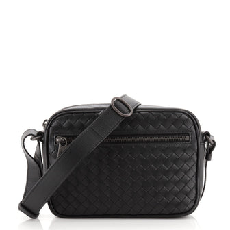 Bottega Veneta Front Pocket Camera Bag Intrecciato Nappa Mini