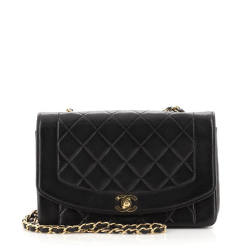 Chanel Vintage Diana Flap Bag Quilted Lambskin Medium