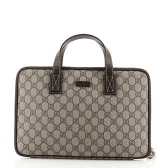 Gucci Laptop Bag GG Coated Canvas Medium