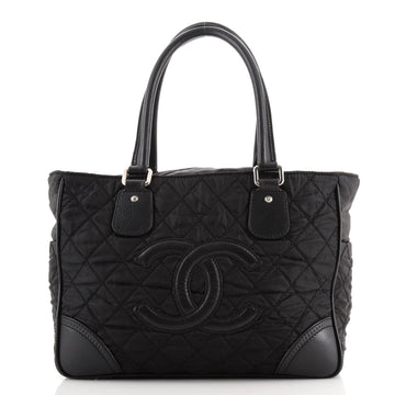 Chanel Vintage CC Tote Quilted Nylon Medium