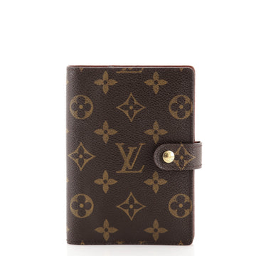 Louis Vuitton Ring Agenda Cover Monogram Canvas PM
