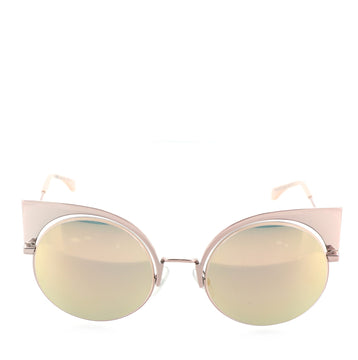 Fendi Runway Cutout Cat-Eye Sunglasses Metal