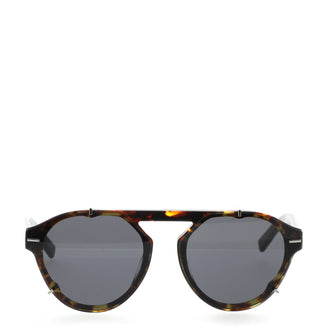 Christian Dior Homme Black Tie 254S Round Sunglasses Acetate