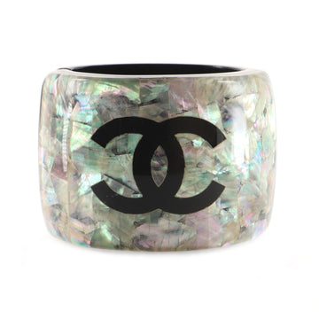 Chanel CC Cuff Bracelet Resin and Mother of Pearl
