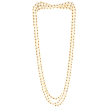 Tiffany & Co. Ziegfeld Pearl Long Necklace Freshwater Pearls with Sterling Silver 6-7mm