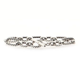 David Yurman Chain Link Bracelet Sterling Silver Medium