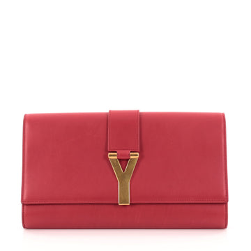 Saint Laurent Chyc Clutch Leather