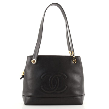 Chanel Vintage Timeless Chain Shoulder Bag Caviar Medium