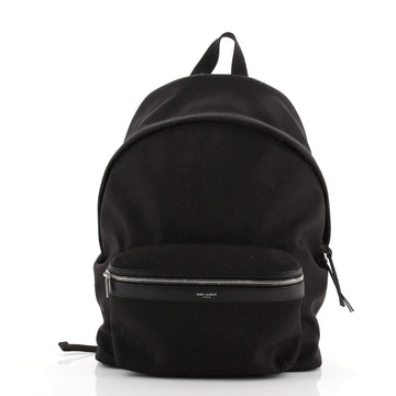 Saint Laurent City Backpack Canvas Medium