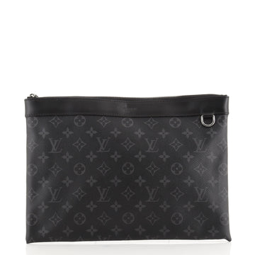 Louis Vuitton Discovery Pochette Monogram Eclipse Canvas GM