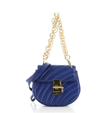 Chloe Drew Bijou Crossbody Bag Quilted Leather Mini