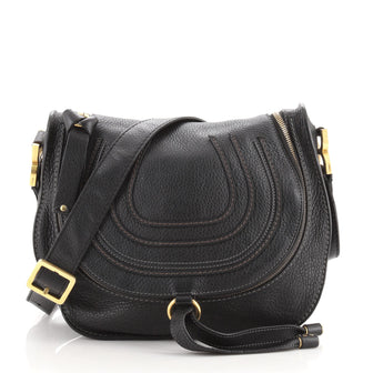 Chloe Marcie Zip Crossbody Bag Leather Medium