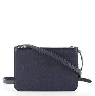 Burberry Penhurst Triple Zip Crossbody Leather Small
