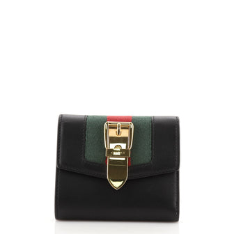 Gucci Sylvie Compact Wallet Leather