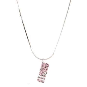 Christian Dior Trotter Pendant Necklace Earrings Metal and Enamel
