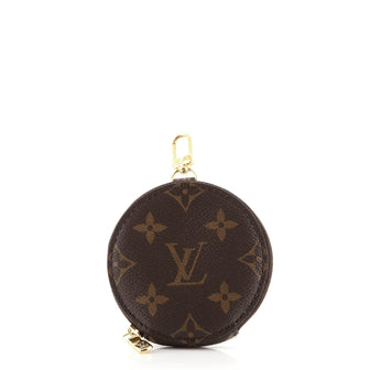 Louis Vuitton Multi Pochette Accessoires Round Coin Purse Monogram Canvas