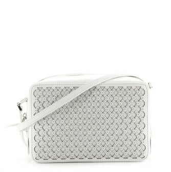 Alaia Camera Bag Studded Perforated Leather Small