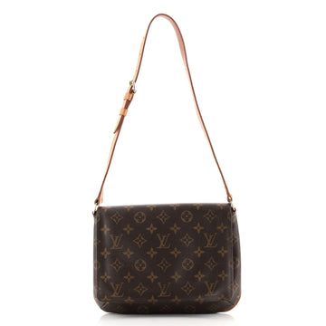 Louis Vuitton Musette Tango Handbag Monogram Canvas