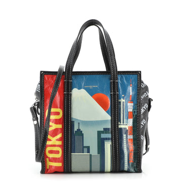 Balenciaga Bazar Convertible Tote Leather Small
