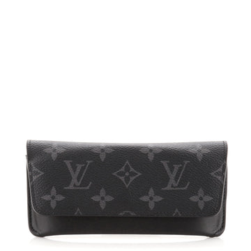 Louis Vuitton Woody Glasses Case Monogram Eclipse