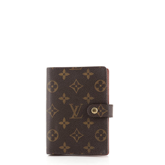 Louis Vuitton Ring Agenda Cover Monogram Canvas PM