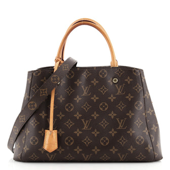Louis Vuitton Montaigne Handbag Monogram Canvas MM