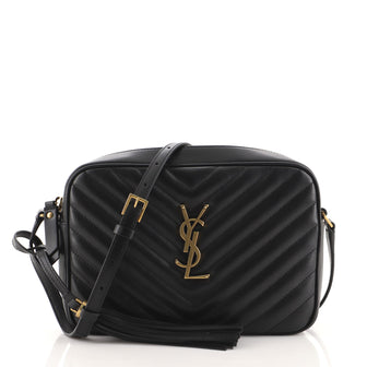 Saint Laurent Lou Camera Bag Matelasse Chevron Leather Small