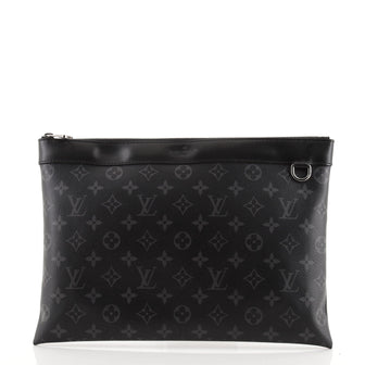 Louis Vuitton Discovery Pochette Monogram Eclipse Canvas GM