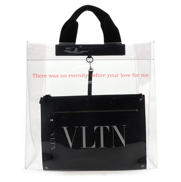 Valentino VLTN Tote PVC and Leather Large