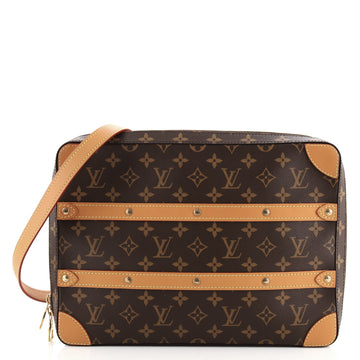 Louis Vuitton Soft Trunk Messenger Bag Monogram Canvas MM