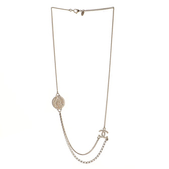 Chanel CC Medallion Necklace Metal