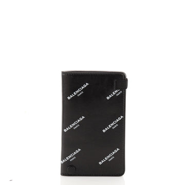 Balenciaga Multiple Card Holder Printed Leather