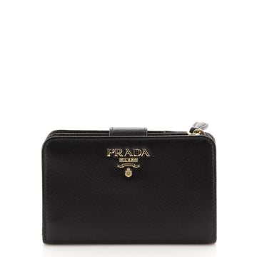 Prada Tab Wallet Saffiano Leather Medium