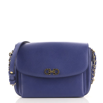 Salvatore Ferragamo Sandrine Shoulder Bag Leather Medium