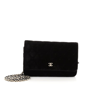 Chanel Wallet on Chain Quilted Velvet