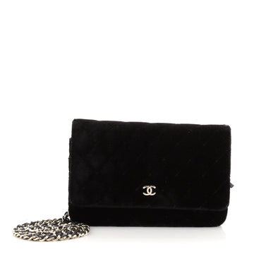 Chanel Wallet on Chain Quilted Velvet
