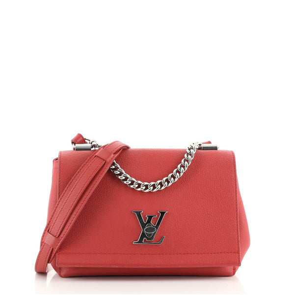 Louis Vuitton Lockme II BB Red Leather Crossbody Bag. Excellent!!!