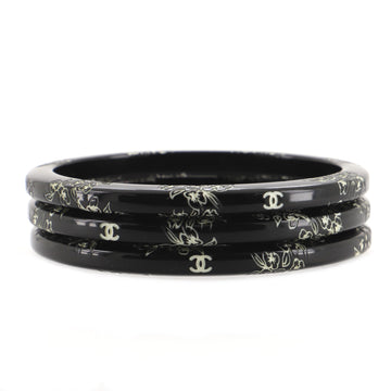 Chanel Camellia Bangle Set Bracelet Resin