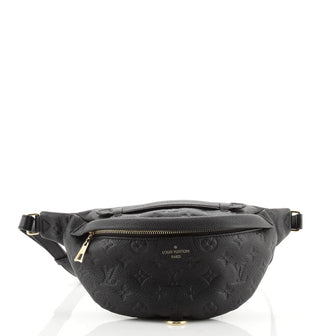 Louis Vuitton Black Empreinte Leather Monogram Bumbag