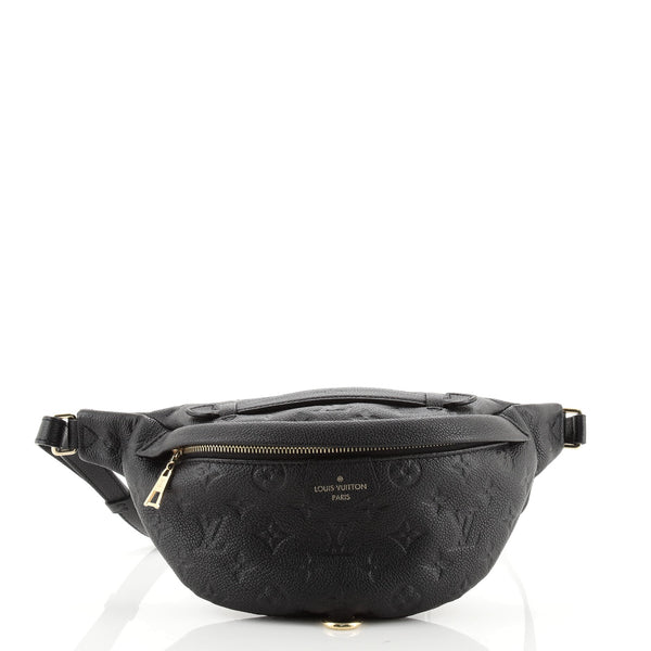 Louis Vuitton Empreinte Bumbag Bum Bag Monogram Black Leather Bag