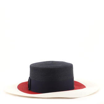 Gucci Papier Wide Brim Hat Straw
