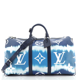 Louis Vuitton Keepall Bandouliere Bag Limited Edition Escale Monogram Giant 50
