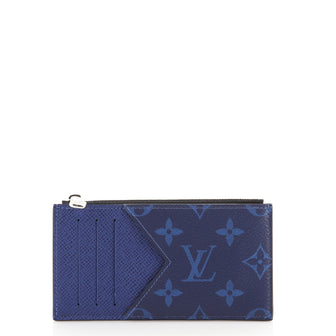 Louis Vuitton Coin Card Holder Monogram Taigarama