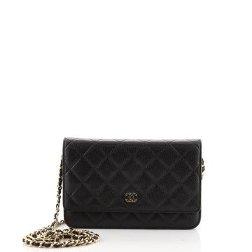 Chanel Wallet on Chain Quilted Caviar Mini