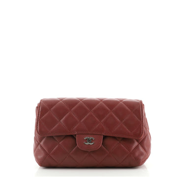 Chanel Flap Cosmetic Case Quilted Lambskin Small