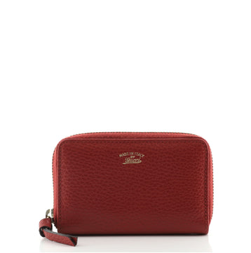 Gucci Swing Zip Coin Purse Leather