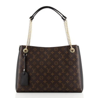 Louis Vuitton Surene Handbag Monogram Canvas with Leather MM