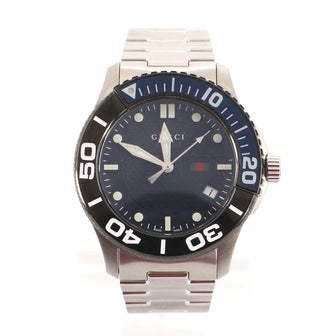 Gucci G-Timeless Quartz Watch Stainless Steel 45