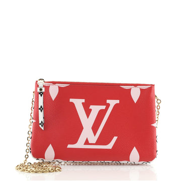 Louis Vuitton Double Zip Pochette Limited Edition Colored Monogram Giant