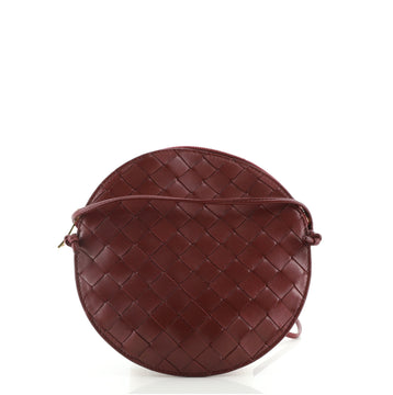 Bottega Veneta Round Crossbody Bag Intrecciato Nappa